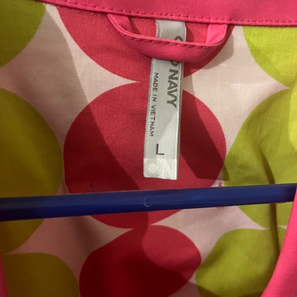 Hot pink lightweight spring coat Old Navy - Picture 2 of 4
